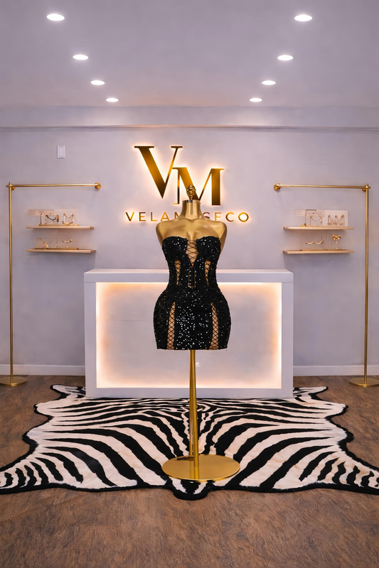 Midnight Luxe Corset Dress